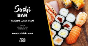 Sushi Bar Special China Restaurant Food Imagen Compartida en Facebook template