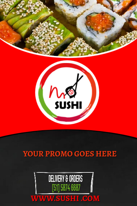 SUSHI Poster template