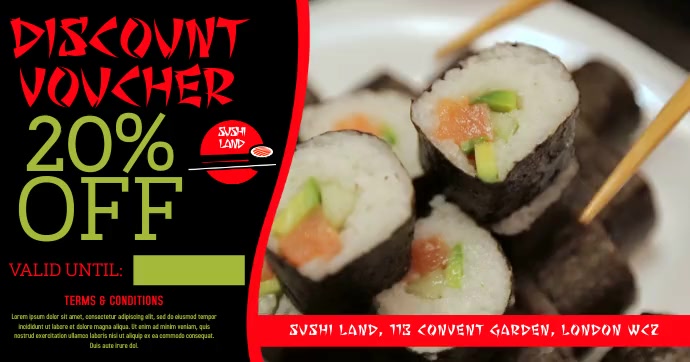 sushi template promo
