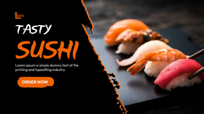 Sushi Youtube Thumbnail template