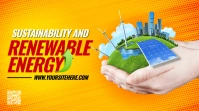 Sustainability Renewable Energy youtube thumb template