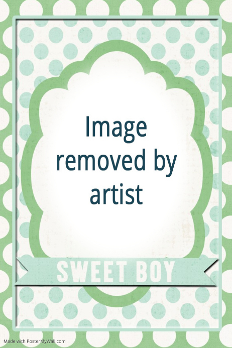 sweet baby boy room poster sign baby gift personalized