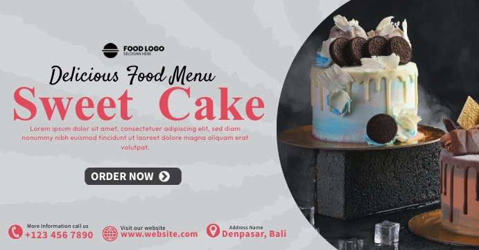 Copy of Sweet Cake Ads | PosterMyWall