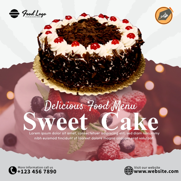 Sweet Cake Template | PosterMyWall