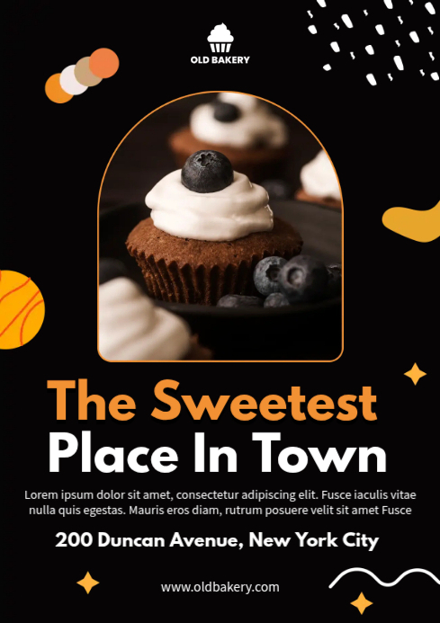 Example Poster Food Add Sweets Sweet Food Poster Template | PosterMyWall