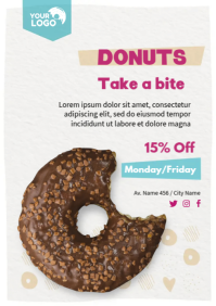 Blanco Donut Promotion A4 Template