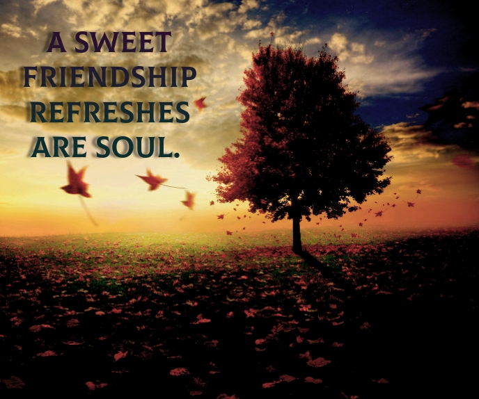 sweet friendship quote template | PosterMyWall