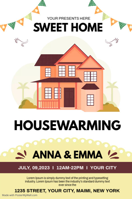 Copy of SWEET HOME | PosterMyWall