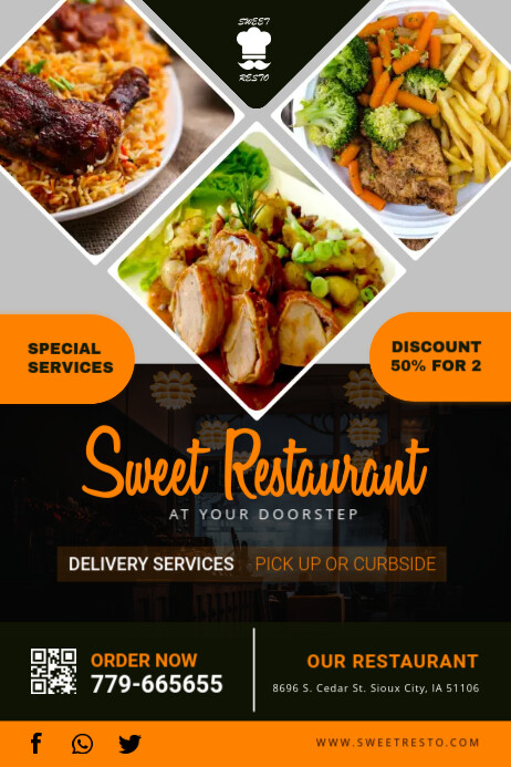 Customize 10 480 Restaurant Flyer Templates Postermywall