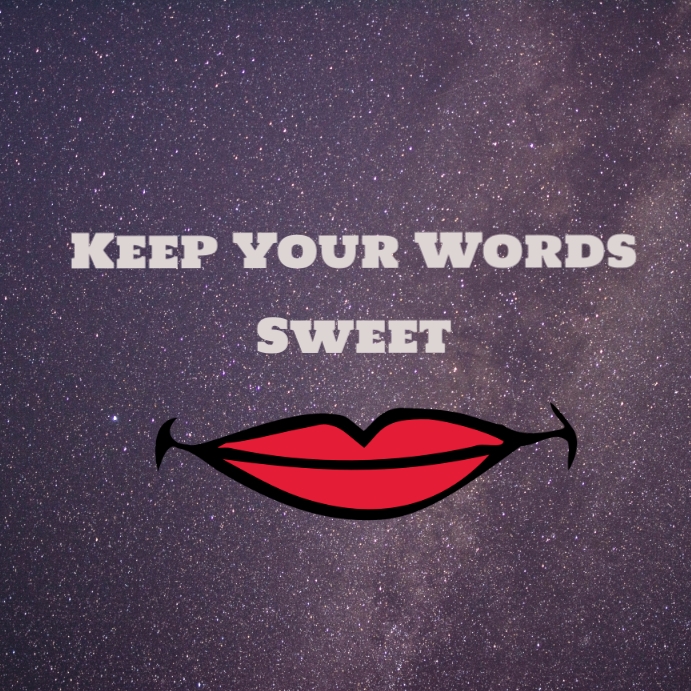 sweet words Template PosterMyWall