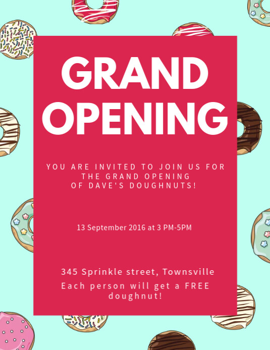 Create Grand Opening Flyers In Minutes! PosterMyWall