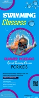 Swimming classess for kids  banner templates