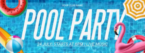 swimming Facebook Cover Photo template