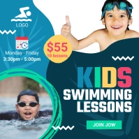 Swimming Lessons Instagram Post template