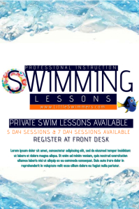 500 Customizable Design Templates For Swimming Lessons
