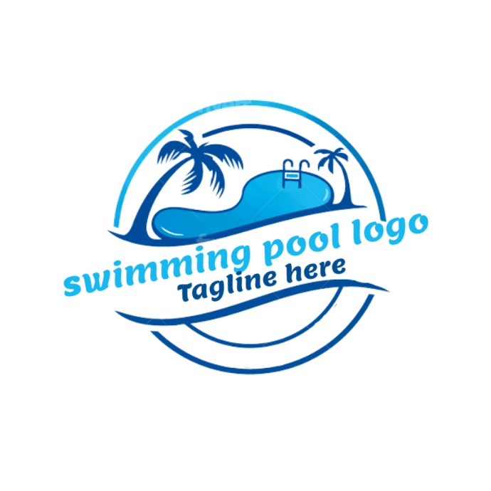 swimming pool logo Template | PosterMyWall