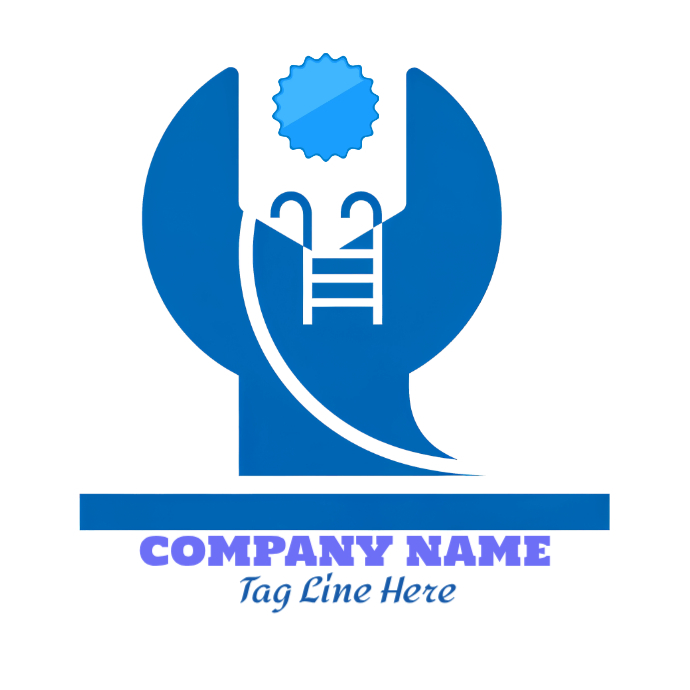 Pool Maintenance Logo Sample Swimming Pool Maintenance Logo Template | PosterMyWall