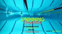 SWIMMING VIDEO FLYER TEMPLATE Digitalanzeige (16:9)