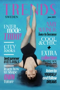 Swimwear Fashion Magazine Cover