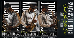 Swingin Through Soul In The Sax Imagen Compartida en Facebook template