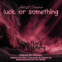 Swirling Mist Dust Overlay Album Cover Template - Mystical Abstract for Pop Music 2026 Trends Pochette d'album