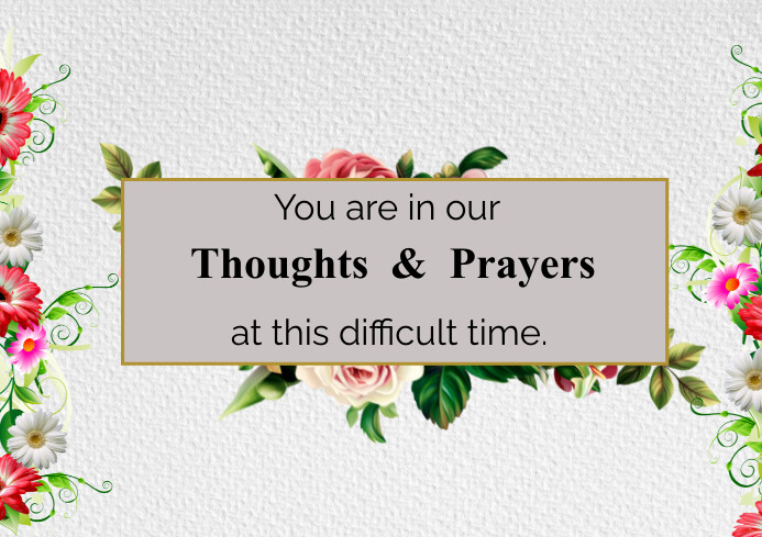 Sympathy card Template | PosterMyWall