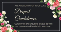 Sympathy card design template Gambar Bersama Facebook