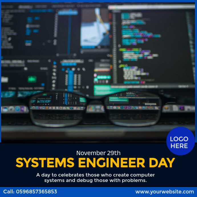 Systems Engineer Day Instagram Post template