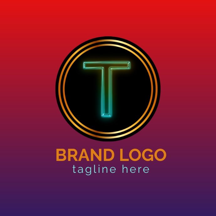 T BRAND LOGO Template | PosterMyWall