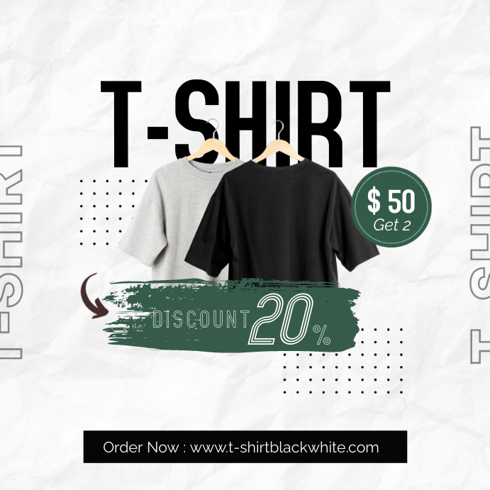 Copy of TShirt 20 Discount PosterMyWall