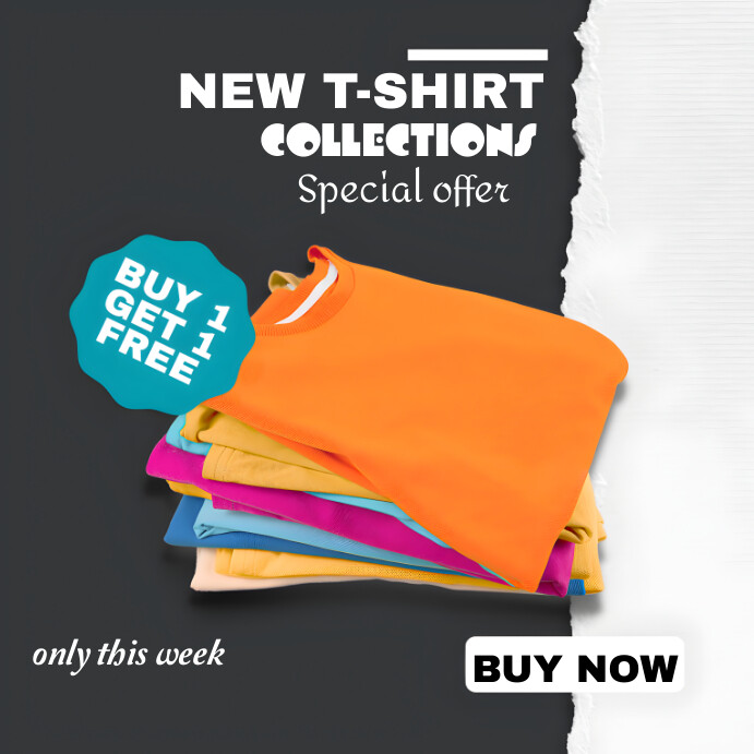 T-shirt Collections Instagram Post Template | PosterMyWall