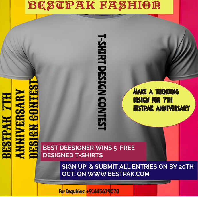 TShirt Design Contest Template PosterMyWall