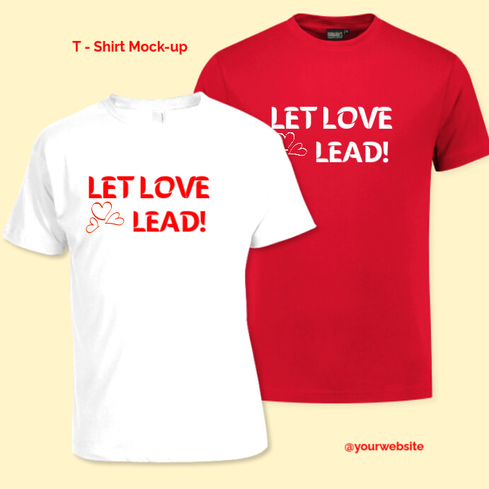 T-Shirt Design Instagram 帖子 template