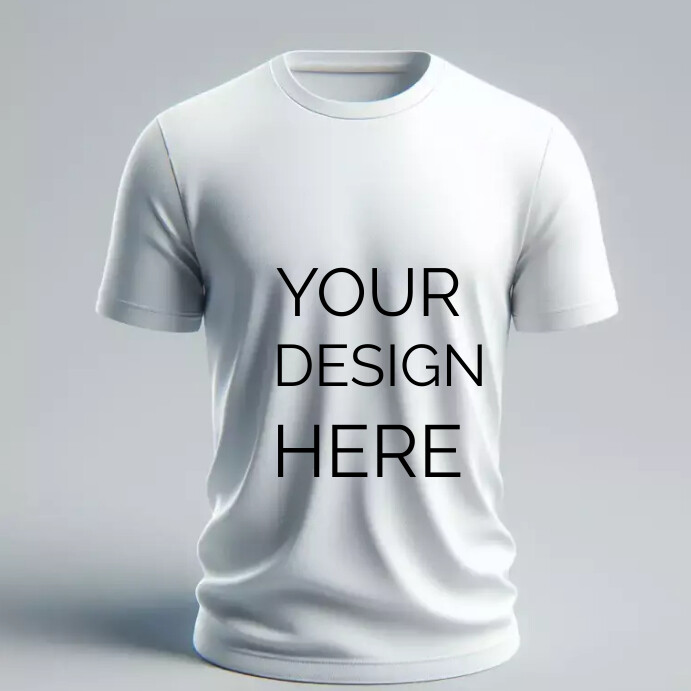 T-shirt design Instagram Post template