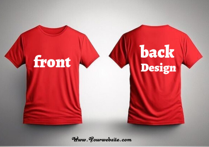T shirt dwsign A3 template