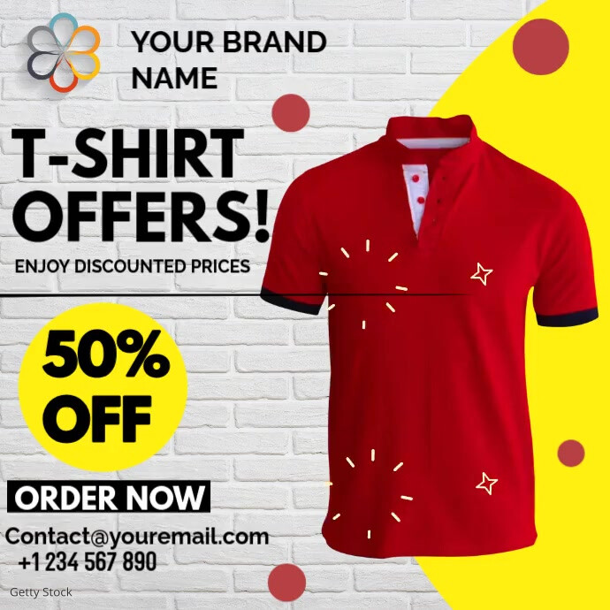 Tshirt for sale Template PosterMyWall