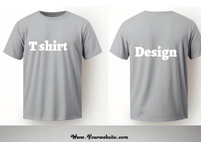 T shirt gh A3 template