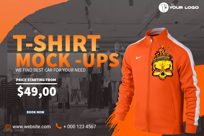 Plantilla de T - Shirt Mock Ups | PosterMyWall