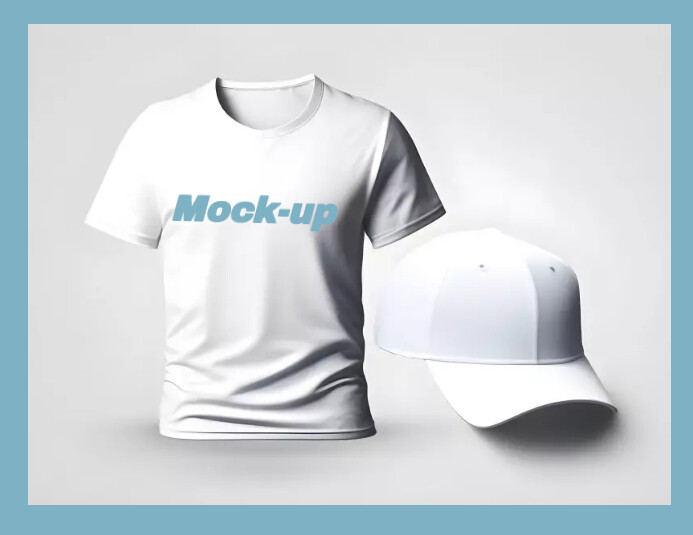 T-SHIRT mockup template Flyer (US-Letter)