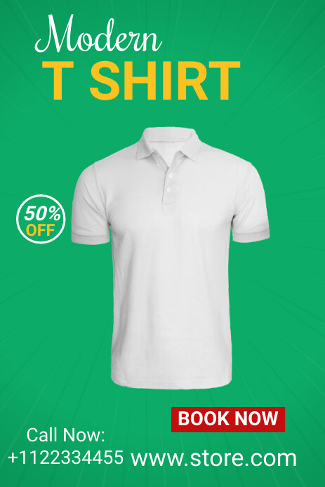 T shirt Pinterest template