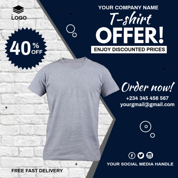 Shirts Posts T-shirt sale Template | PosterMyWall