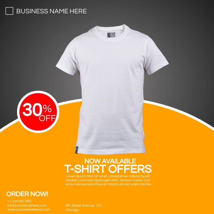 tshirt sale flyer Template PosterMyWall