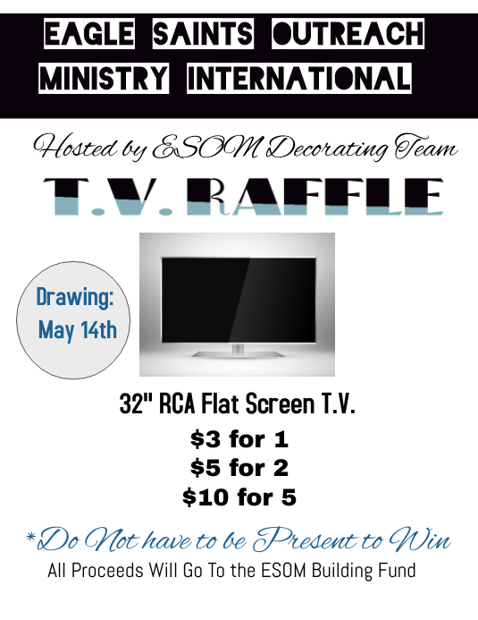 T.V. Raffle Ticket Flyer Template | PosterMyWall