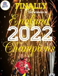 t20 world cup,t20 world cup 2022 final winner Flyer (US Letter) template