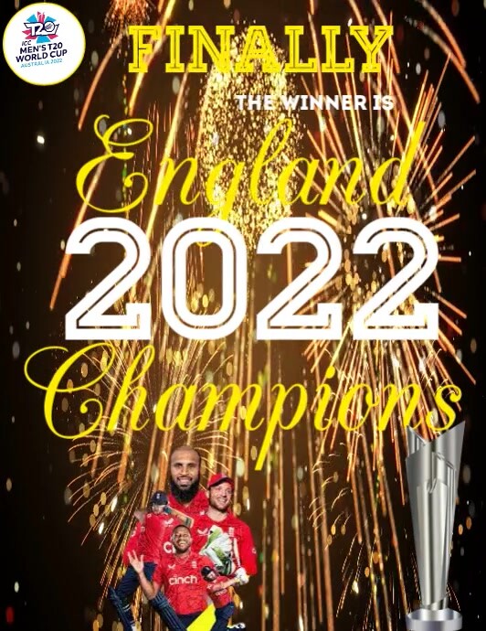 t20 world cup,t20 world cup 2022 final winner Ulotka (US Letter) template