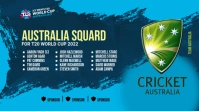 T20 World Cup Match Twitter Post template