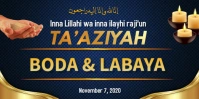 TA'AZIYAH Roll Up Banner 3' × 6' template