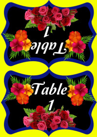 Table Name Label Sample Table/Food Name Template | PosterMyWall
