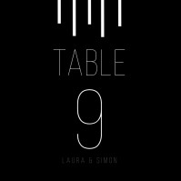 table no. wedding card สี่เหลี่ยมจัตุรัส (1:1) template