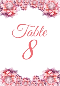 Table Number Template | PosterMyWall